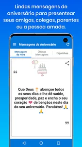 Mensagens de Aniversário screenshot 0