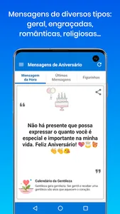 Mensagens de Aniversário screenshot 4