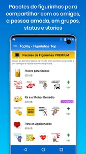 TopFig: Figurinhas para Grupos screenshot 5