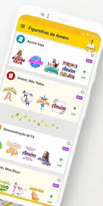 Figurinhas de Amém screenshot 1