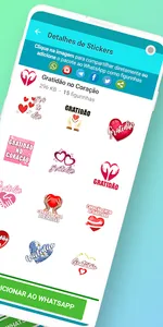 Figurinhas de Gratidão screenshot 1
