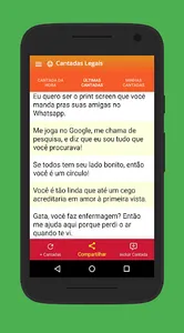 Cantadas Legais screenshot 2