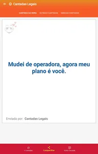 Cantadas Legais screenshot 3