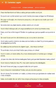 Cantadas Legais screenshot 4