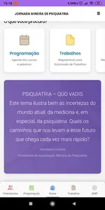 Jornada Mineira de Psiquiatria screenshot 1