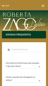 Roberta Zago Leilões screenshot 1