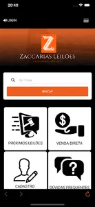 Zaccarias Leilões screenshot 0
