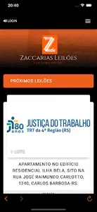 Zaccarias Leilões screenshot 1