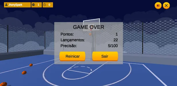 Lance de Basquete screenshot 2