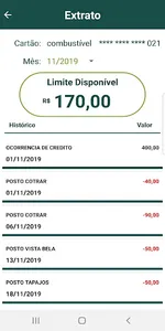 avancard Combustível screenshot 2