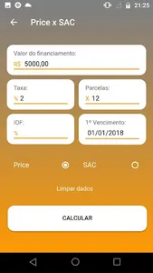 Calfi - Calculadora de financi screenshot 1