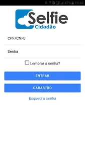 Selfie Cidadão - Aplicativo do screenshot 0