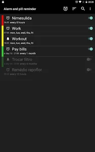 Alarm and pill reminder screenshot 7