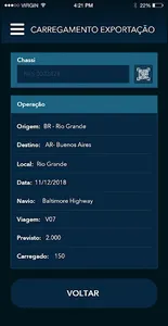 Sistema de Gestão de Pátio Aut screenshot 5