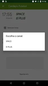 Cardápio Futebol screenshot 7