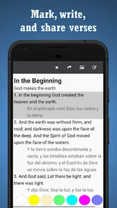 BIBLE SPANISH ENGLISH screenshot 1