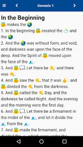 Emoji Bible - Bible with Emoti screenshot 1