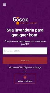 5àsec Lavanderia On-line screenshot 1