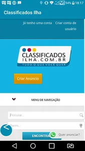 Classificados Ilha screenshot 0