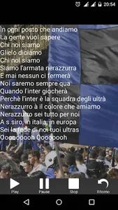 Inter - Canzoni del Tifosi screenshot 1