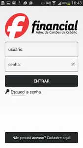 Financial Cartões screenshot 0