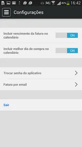 Financial Cartões screenshot 3