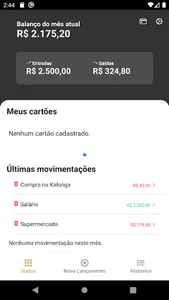 Controlador Financeiro screenshot 0