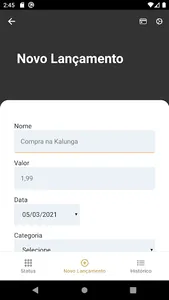 Controlador Financeiro screenshot 2