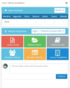 Edu3 - Portal Acadêmico screenshot 3