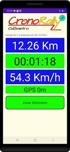 CronoRally Odometro screenshot 1