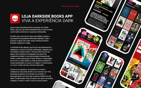 Loja Darkside Books screenshot 23