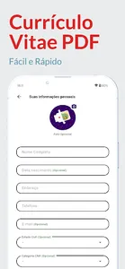 Currículo Vitae PDF screenshot 0