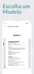 Currículo Vitae PDF screenshot 3