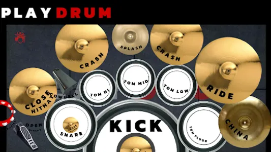PLAY DRUM: Virtual Drums screenshot 0