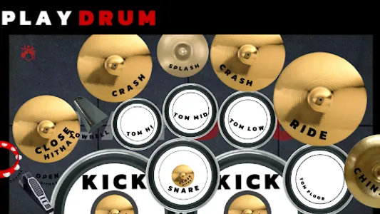 PLAY DRUM: Virtual Drums screenshot 1