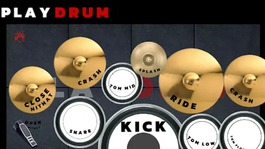 PLAY DRUM: Virtual Drums screenshot 2