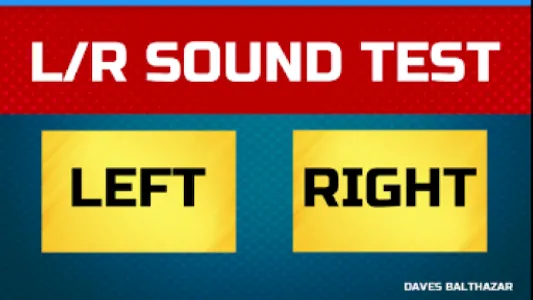 Stereo LEFT RIGHT (L/R) Speake screenshot 0