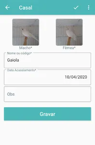 Controle de criação de aves screenshot 3
