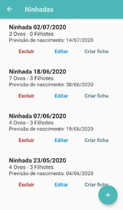 Controle de criação de aves screenshot 5
