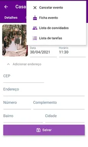 Meus Eventos screenshot 1