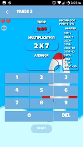 Multiplication Tables Game screenshot 3