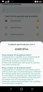 Calculadora de Consumo e BTU screenshot 1