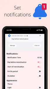 Menstrual Calendar screenshot 1