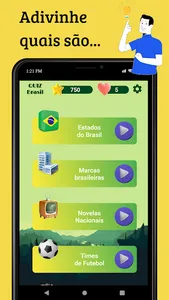 Quiz Brasil screenshot 1