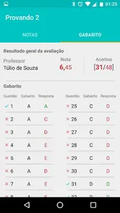 Minha Prova - Aluno screenshot 2
