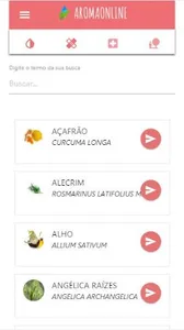 Aroma OnLine Web screenshot 1