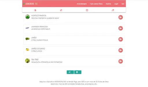 Aroma OnLine Web screenshot 17