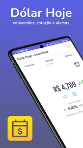 Dólar Hoje: cotações e alertas screenshot 0