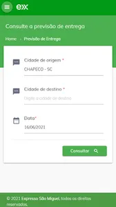 Expresso São Miguel - Cliente screenshot 14