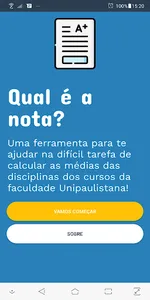 Qual é a nota? screenshot 0